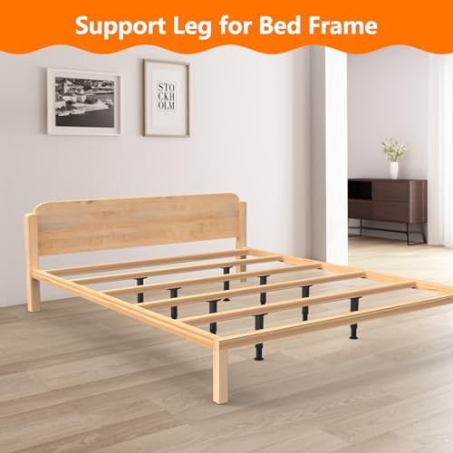 4 PCS (8.3"-14.5") Adjustable Bed Frame Support Legs, Frame 4pcs (8.3"-14.5")