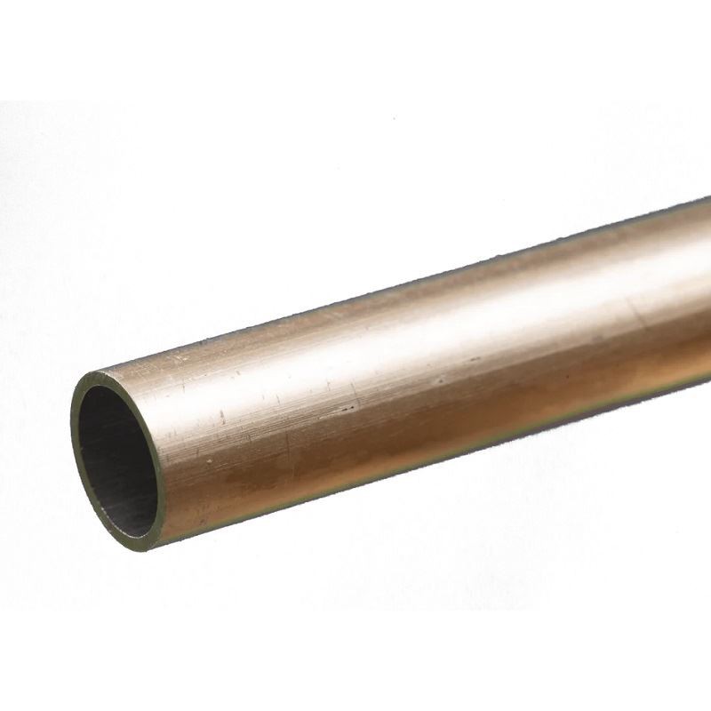 K & S Metals - Round Aluminum Tube: 1/2" OD x 0.035" Wall x 12" Long