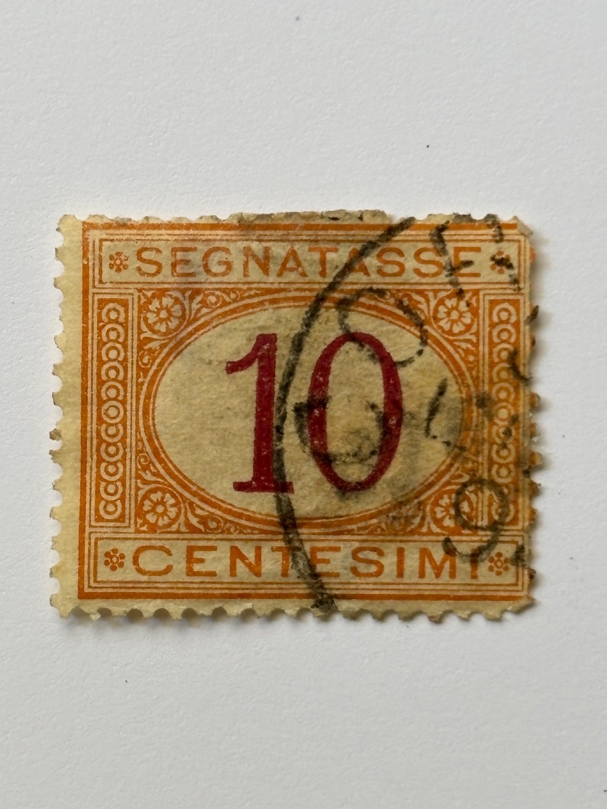 Italy Scott #J6 - (1871) Used - Free Shipping