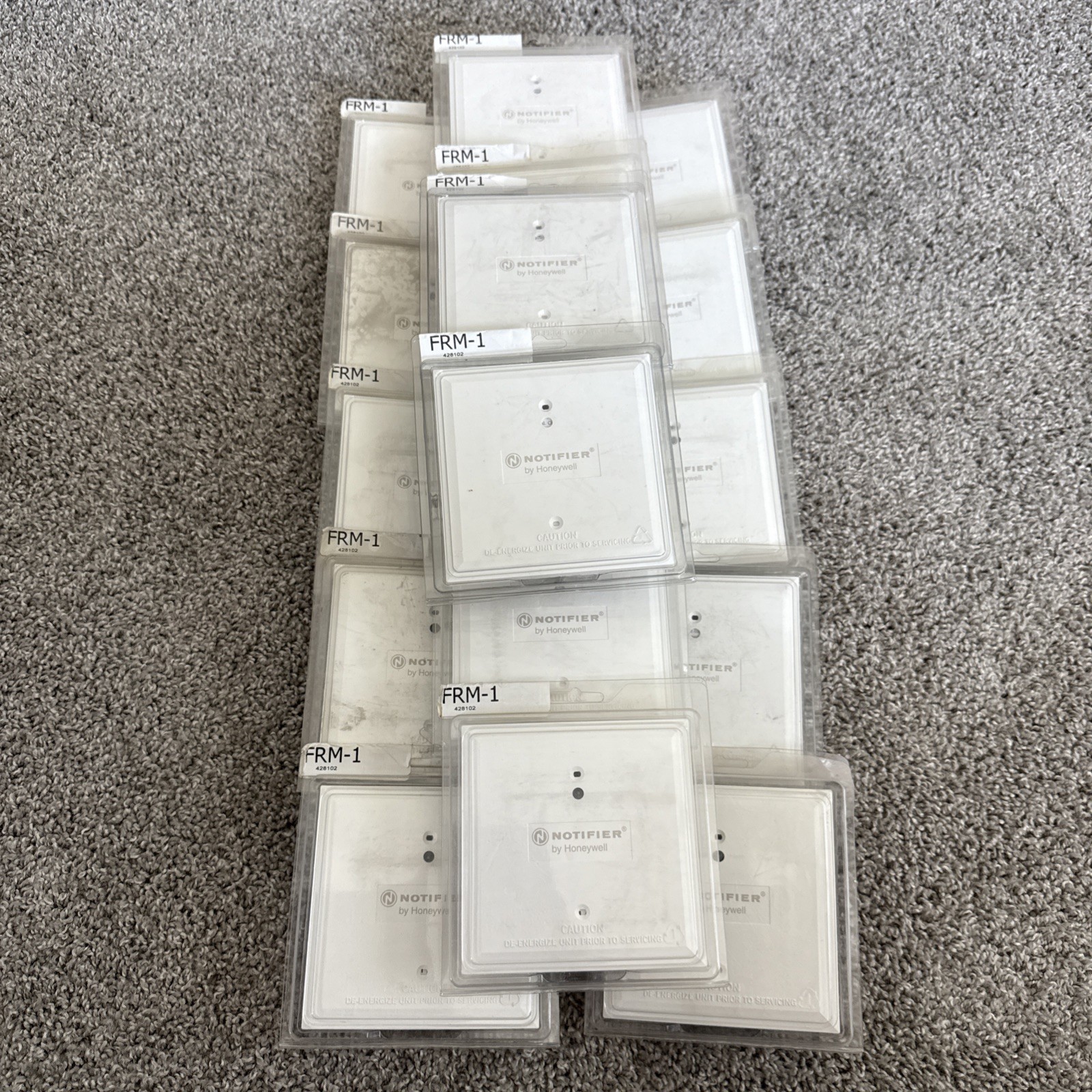 Lot of 17 NOTIFIER FRM-1 Fire Alarm Intelligent Addressable Relay Module new.