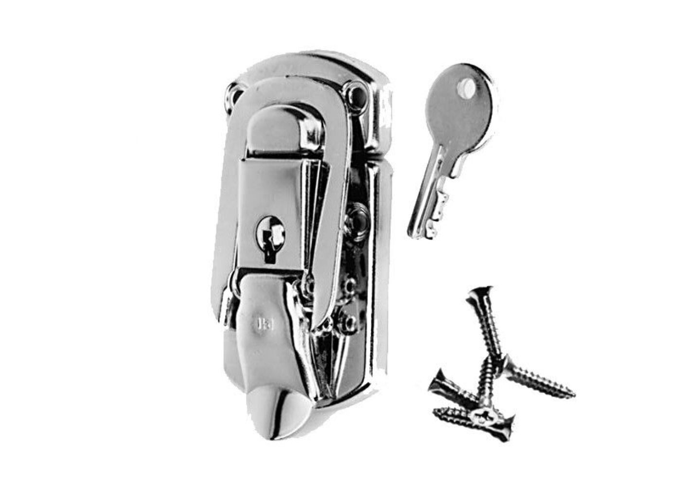 PENN ELCOM L1094N Locking Briefcase/Draw Latch Nickle Finish w/ Screws