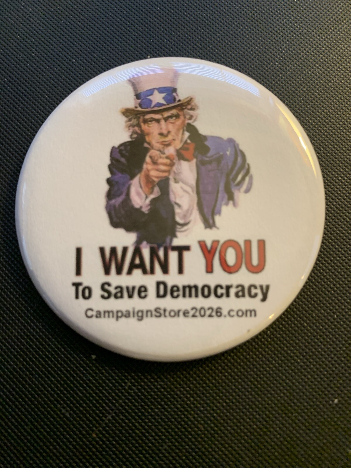 2025 Political Campaign Pinback Button