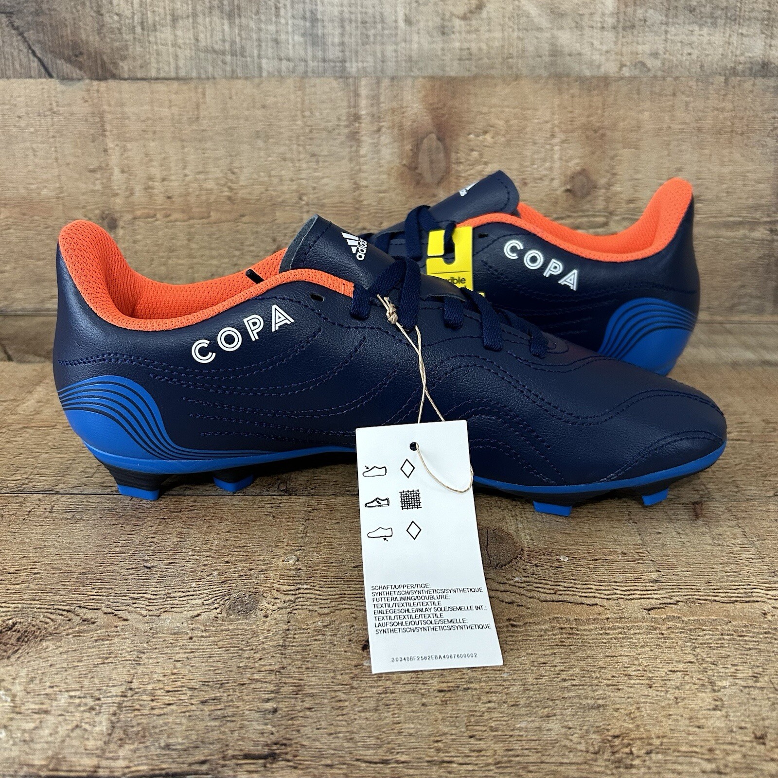 Adidas Soccer Cleats Youth Sz 4.5 = Women Sz 6 Copa Sense.4 FG Junior GW7399 NEW