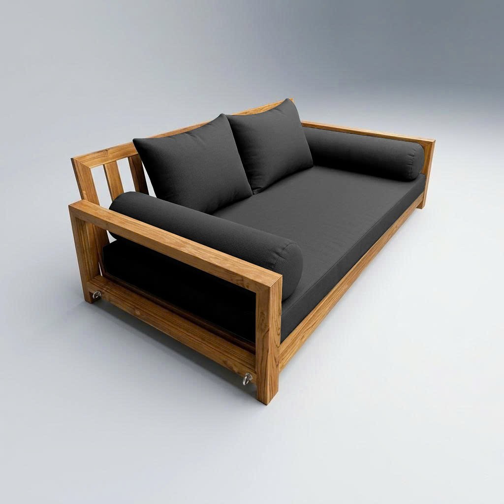 COVER ONLY STYLE 4 Mattress Pillow Daybed Porch Swing Knife Edge TwinXL AD003