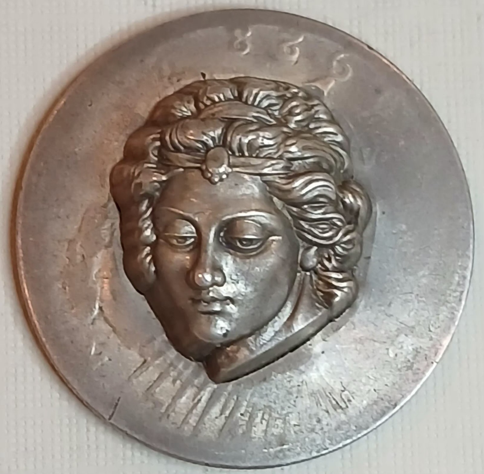1923 Victorian Woman 3D Pop-Out Push-Out 90% Walking Liberty Silver Peace Dollar