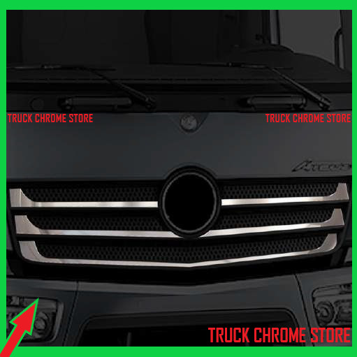 ATEGO        GRILL CHROME          Stainless Steel       1 SET.    Fits Mercedes