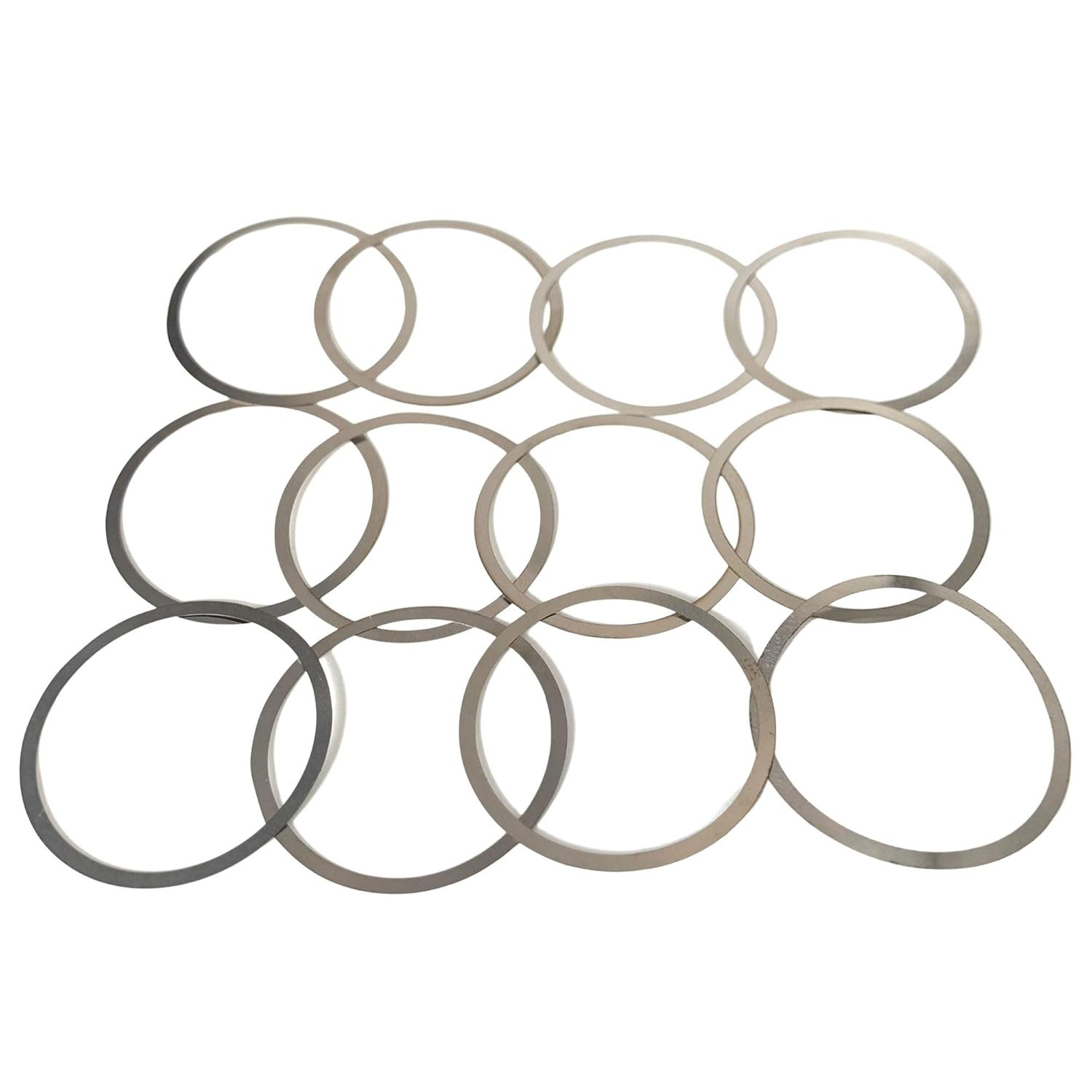 Barrel Shim Nuts Free Float Spacers Adjustment .001 .002 .004 Thick (12 Pieces)