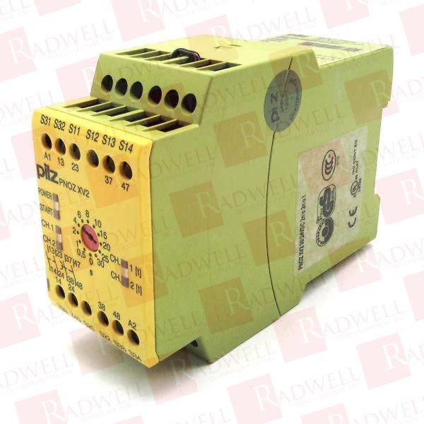 PILZ PNOZ XV2 30/24VDC 2N/O 2N/O T / PNOZXV23024VDC2NO2NOT (USED)