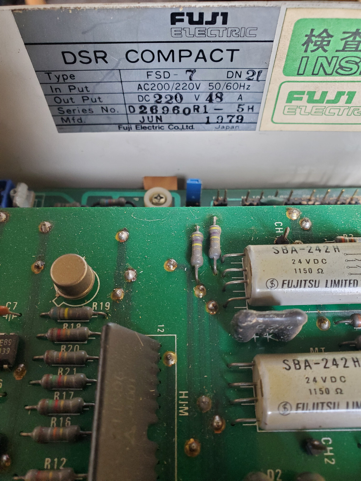 FUJI DSR COMPACT BOARD FSD-7 DN21