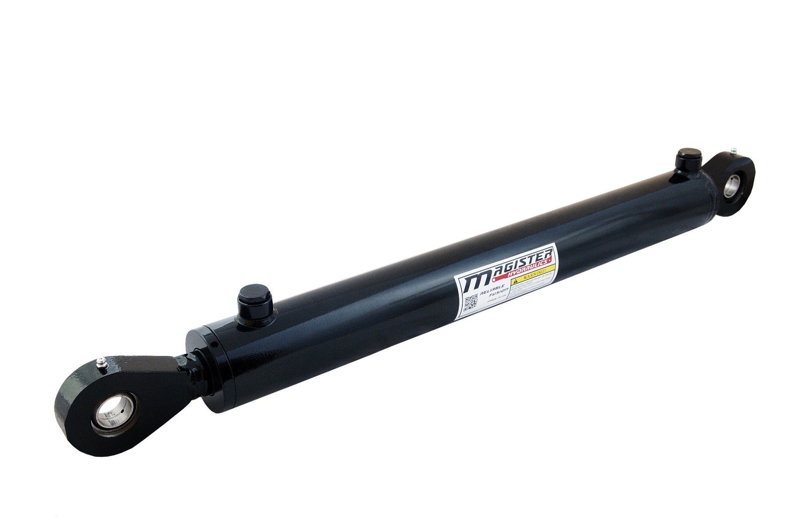 Hydraulic Cylinder Welded Double Acting 2.5" Bore 20" Stroke Swivel Eye 2.5x20