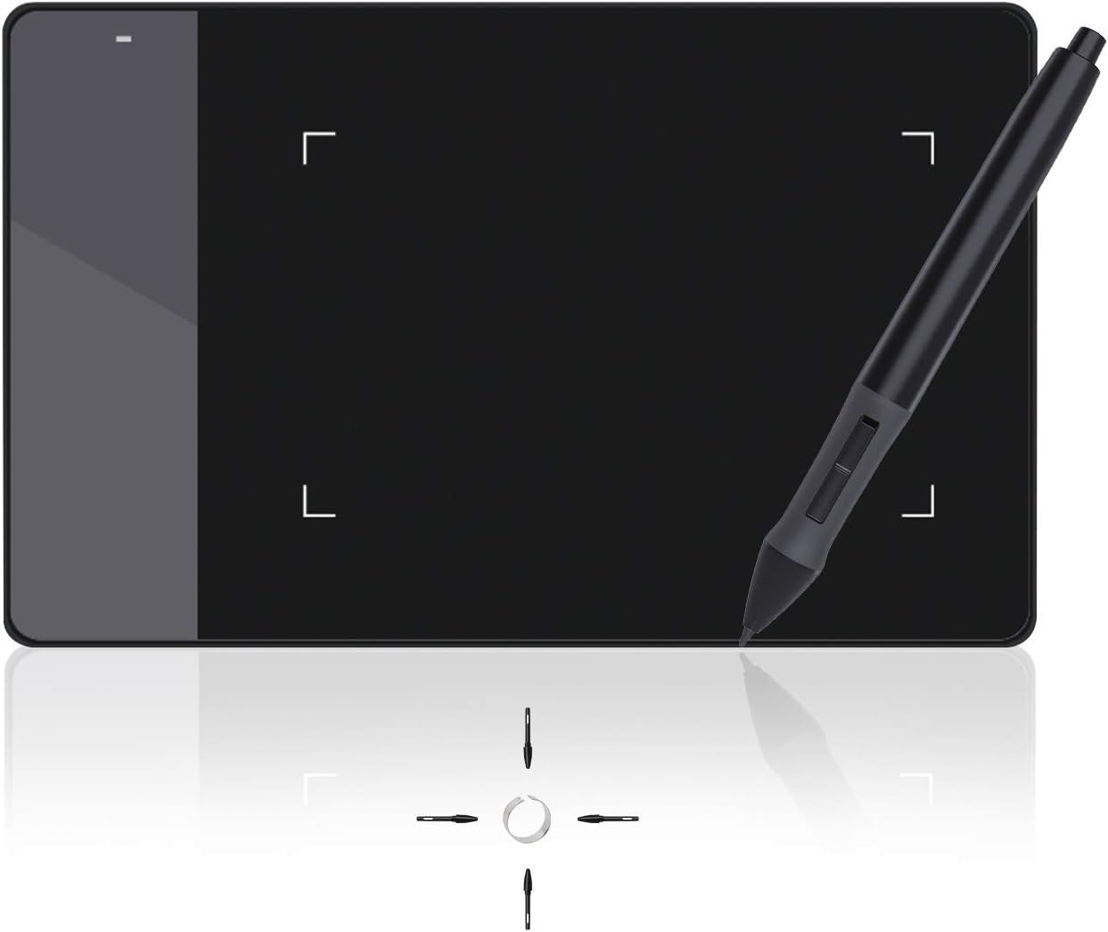 Mini Tableta De Dibujo Digital 4 x 2.23 Con Lapiz Inalambrico Para PC En Oferta