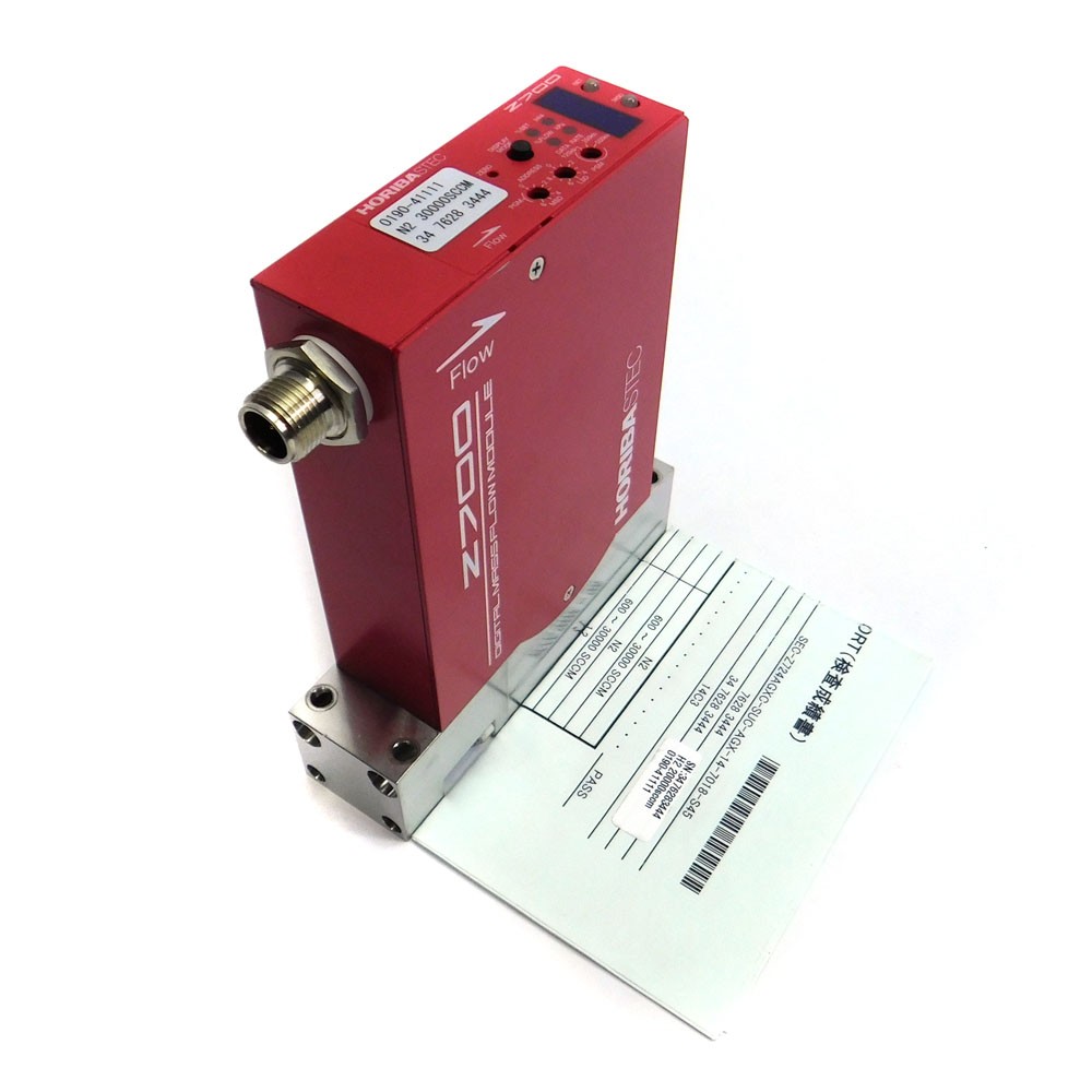 Horiba Stec SEC-724AGX Mass Flow Controller MFC D-Net C Valve N2 30 SLM + Cert