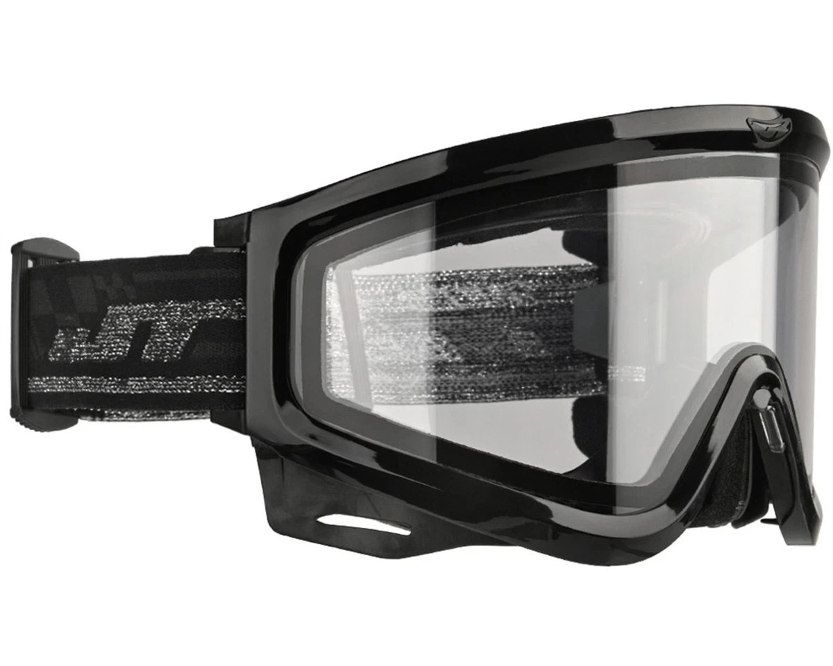 JT Paintball QLS Proflex Spectra Goggle Mask Frame w/ Clear Lens & Strap Black