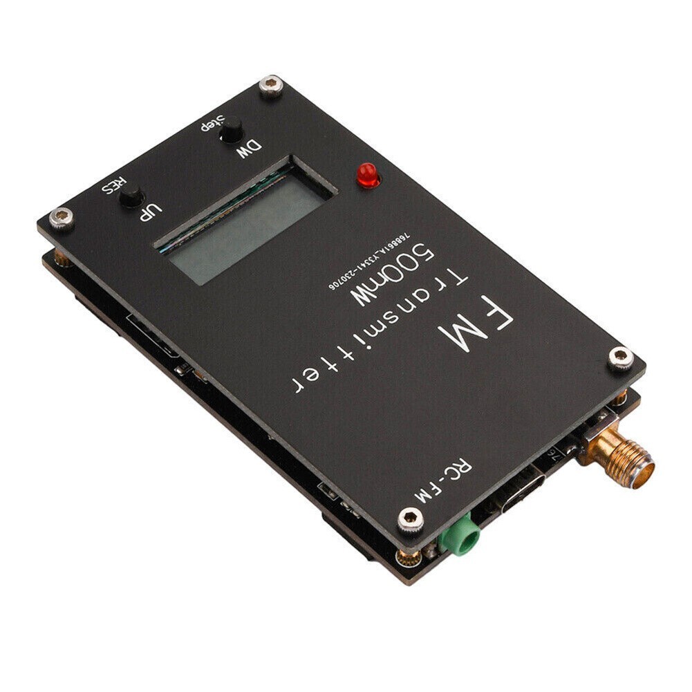 Long Range FM Stereo Transmitter With Adjustable Frequency And Memory Function