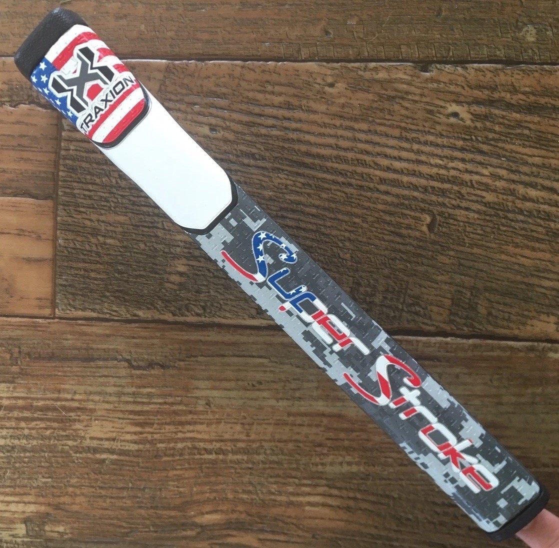 Traxion Super Stroke Pistol GT 2.0 Camo USA American Flag Golf Putter Grip