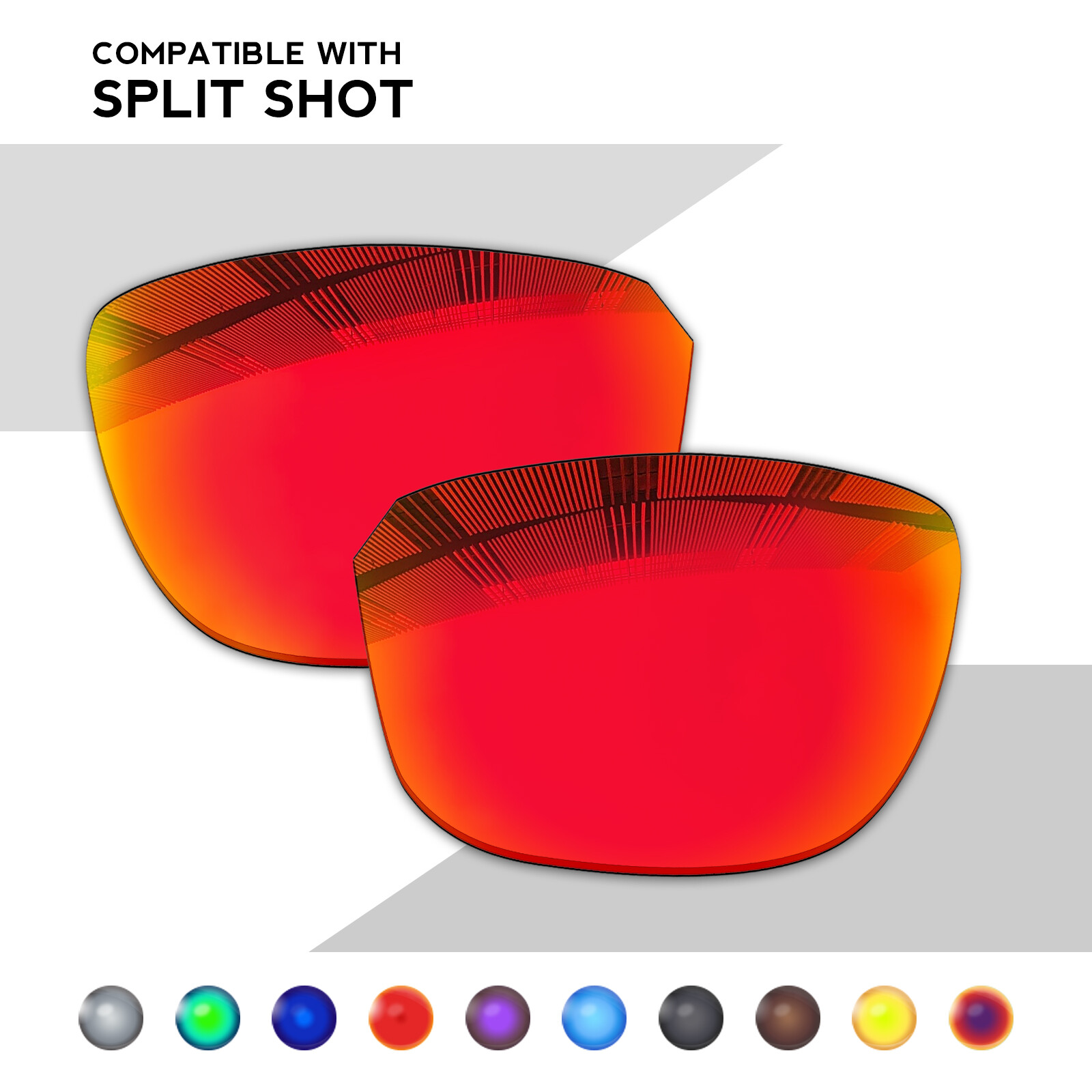 Wholesale POLARIZED Replacement Lenses for-Oakley Split Shot - Options
