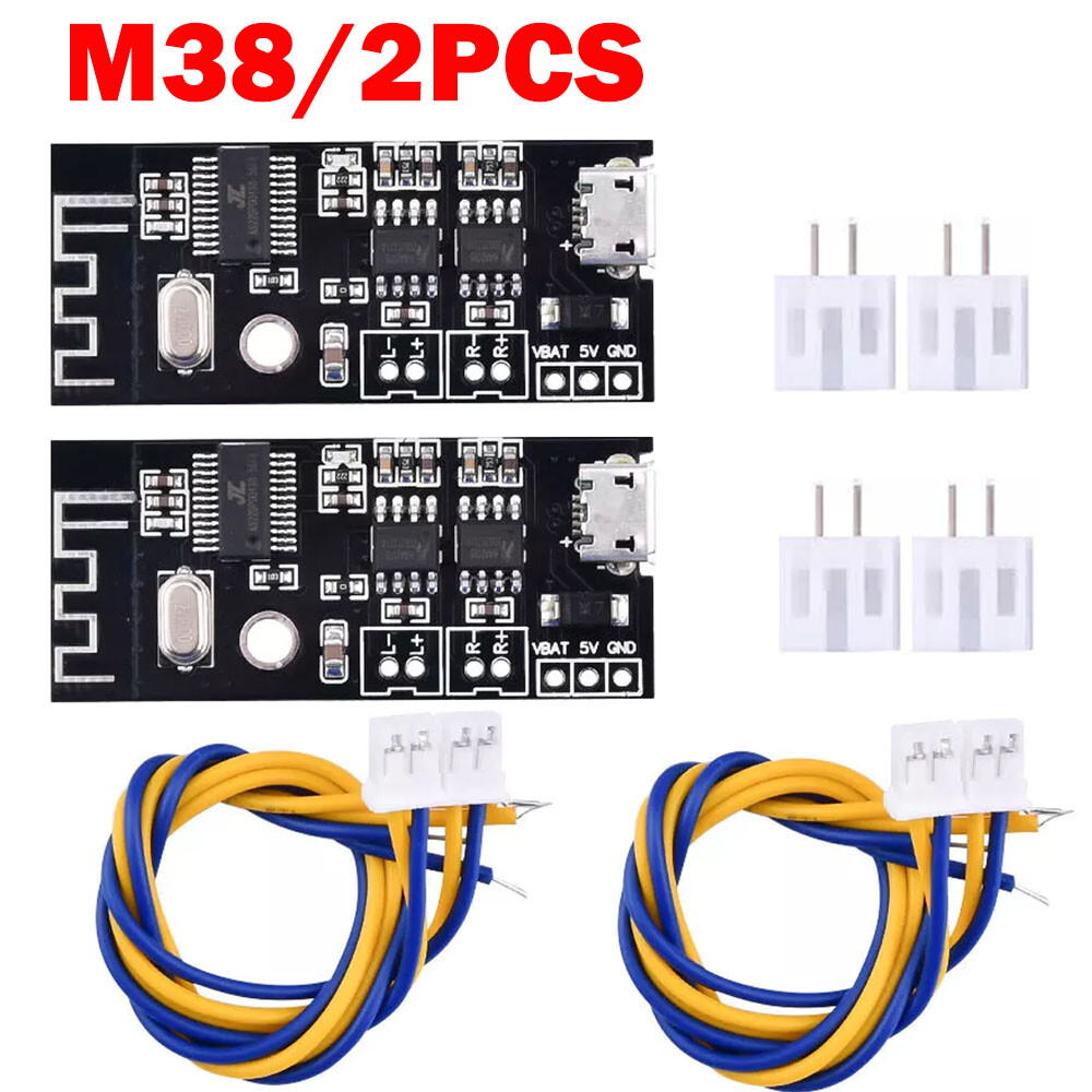 2PC MH38 Wireless Bluetooth Audio Module MP3 Receiver Lossless Decoder Board DIY
