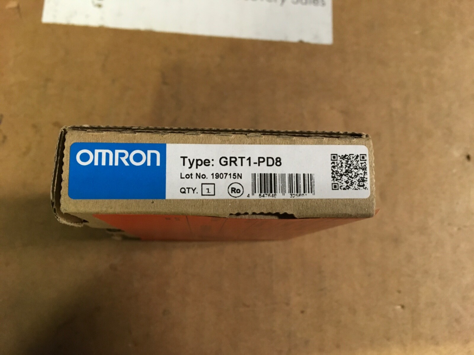 Omron control, power supply, GRT1-PD8, NOS, LG-274