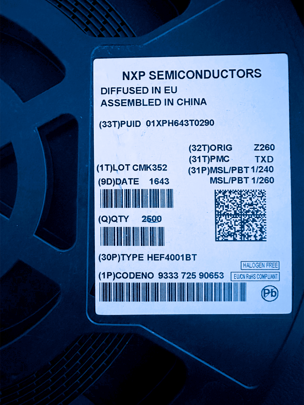 10Pcs HEF4001BT NXP Quad 2-input 4 Output NOR gate SO-14