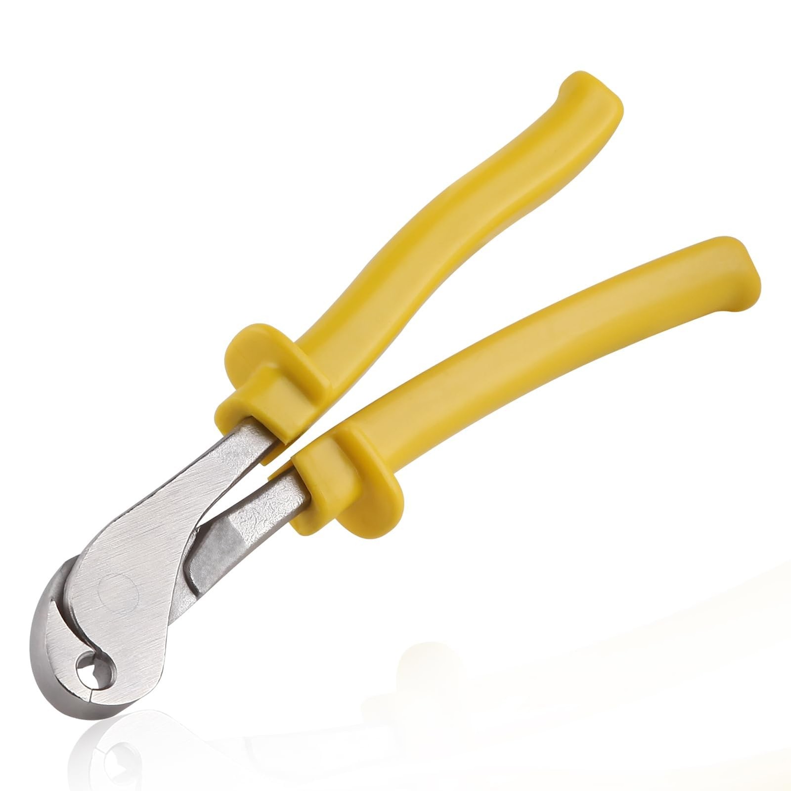 J-Clip Pliers Kit - Yellow J-Clips & Pliers for Rabbit Cage Wire Binding