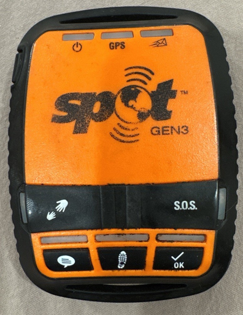 SPOT Gen3 GPS Satellite Tracker Orange – For Parts/Repair – Not Working