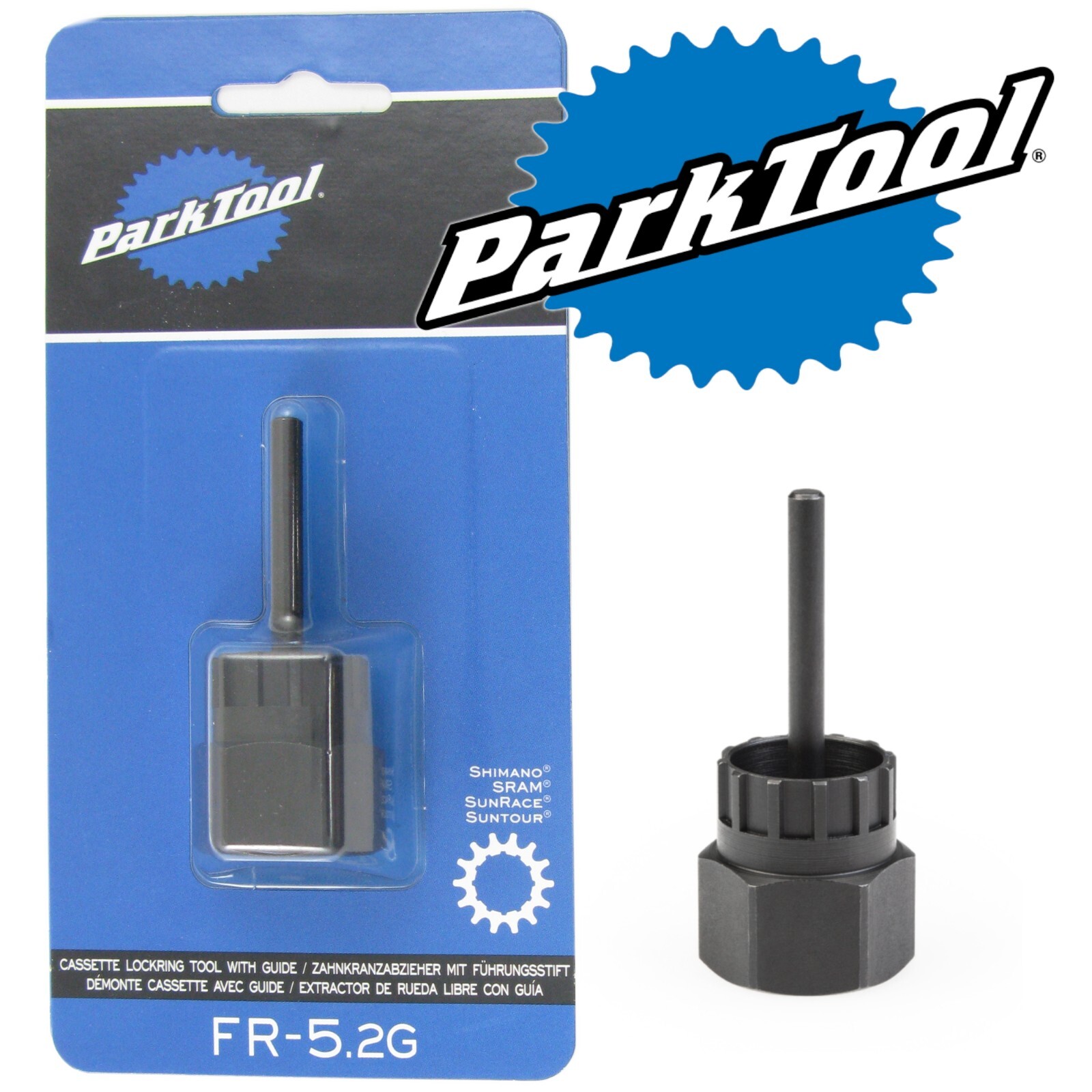 Park Tool FR-5.2G Cassette & CenterLock Lockring Remover w/ Pin fits Shimano HG