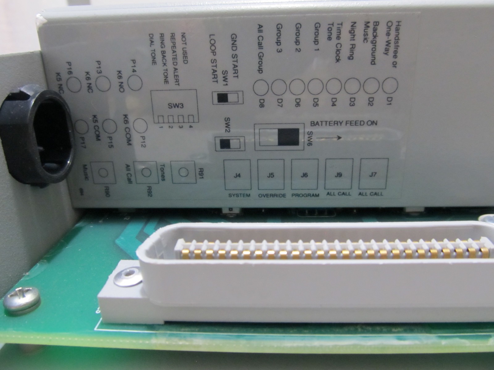 Valcom V-2006A 6-Zone 1-Way Page Control