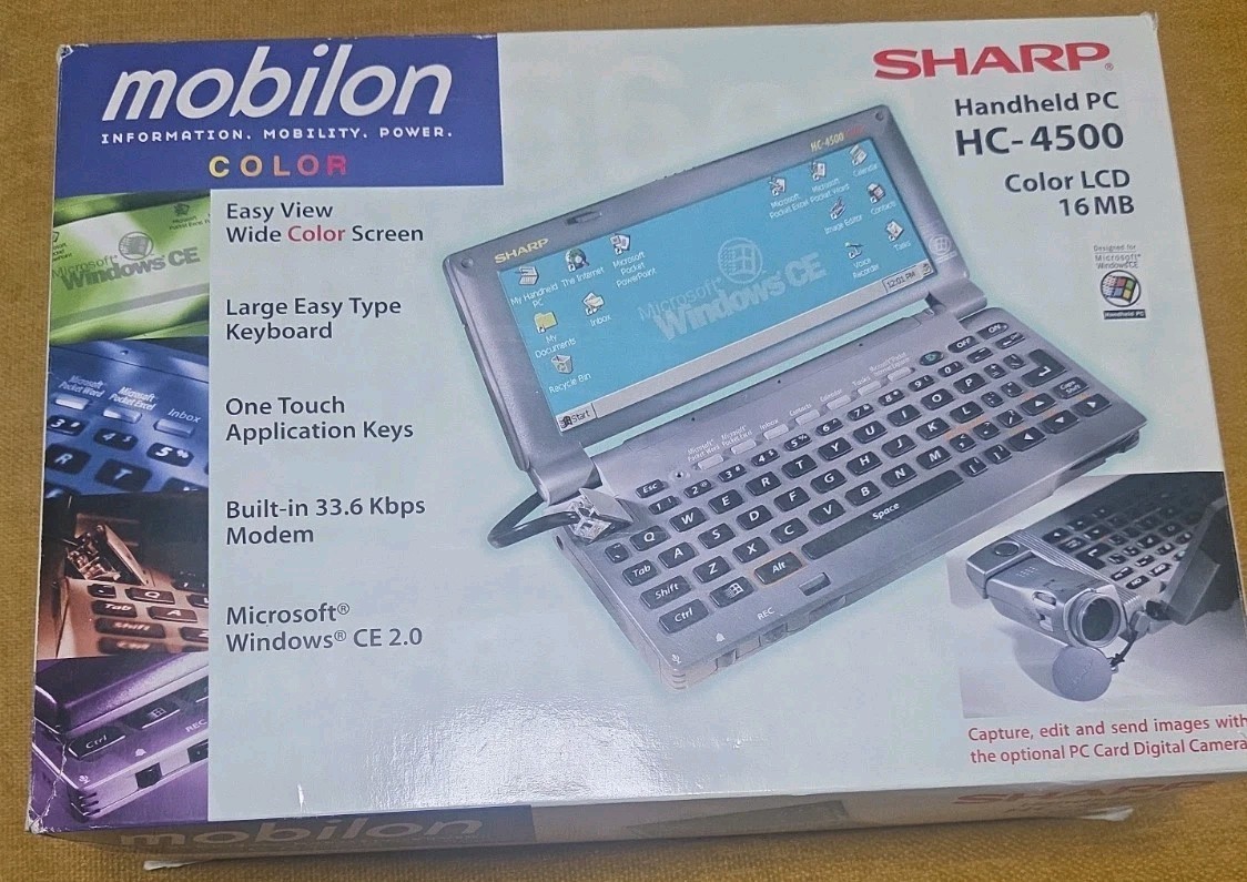 Sharp Mobilon HC4500 Color LCD 16MB  Handheld PC G2U
