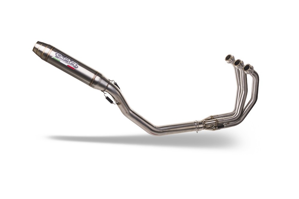 Racing full system exhaust GPR for Daytona 660 2023/2025 Deeptone Inox