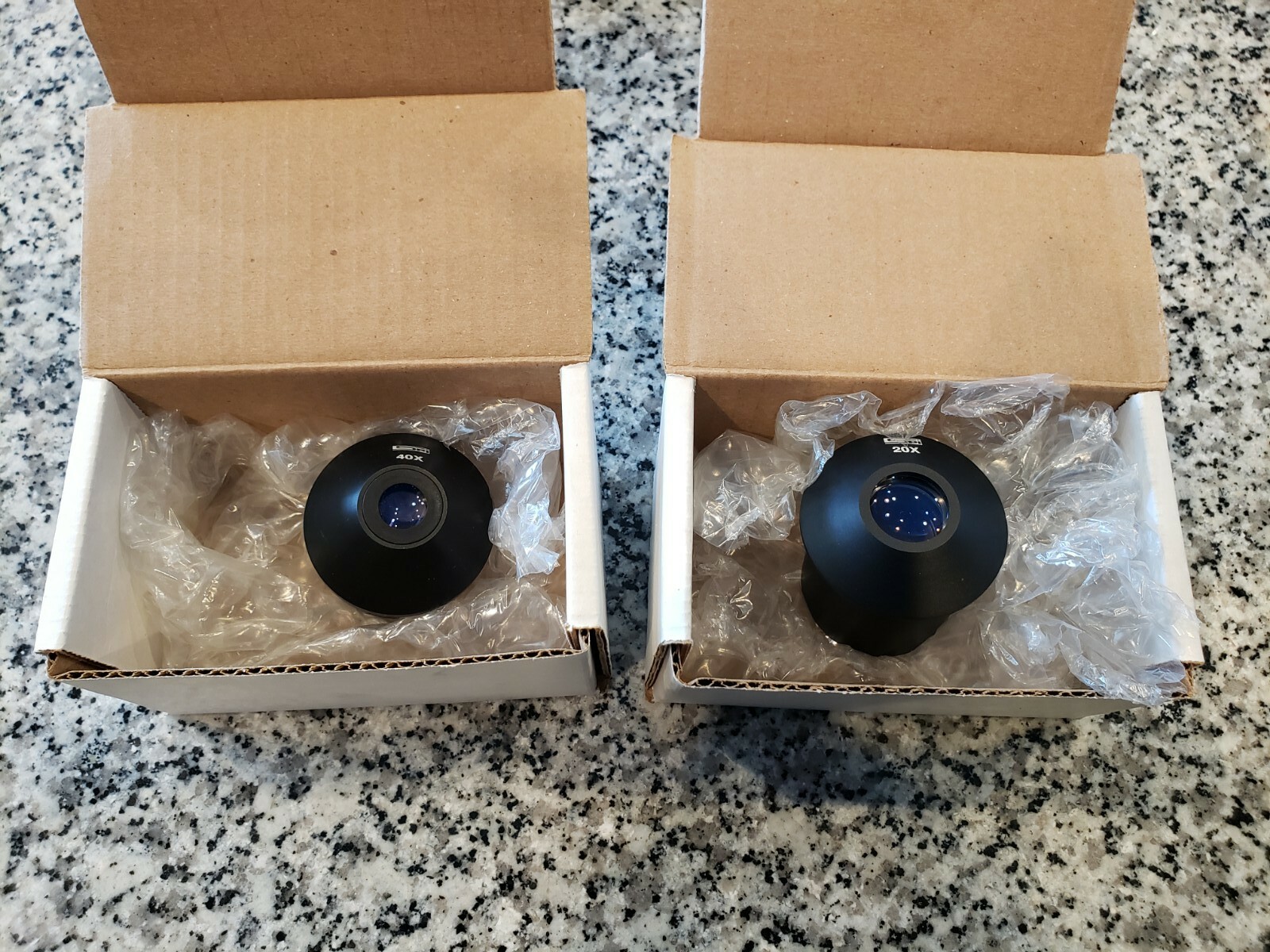 LOT OF 2- SPI MAGNIFYING LENS, 20X AND 40X, NEW, FAST SHIP!