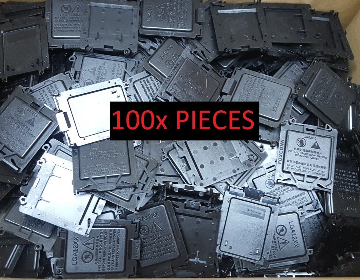 100x Intel LGA 1150 1151 1155 1156 1200 CPU Socket Protector Covers