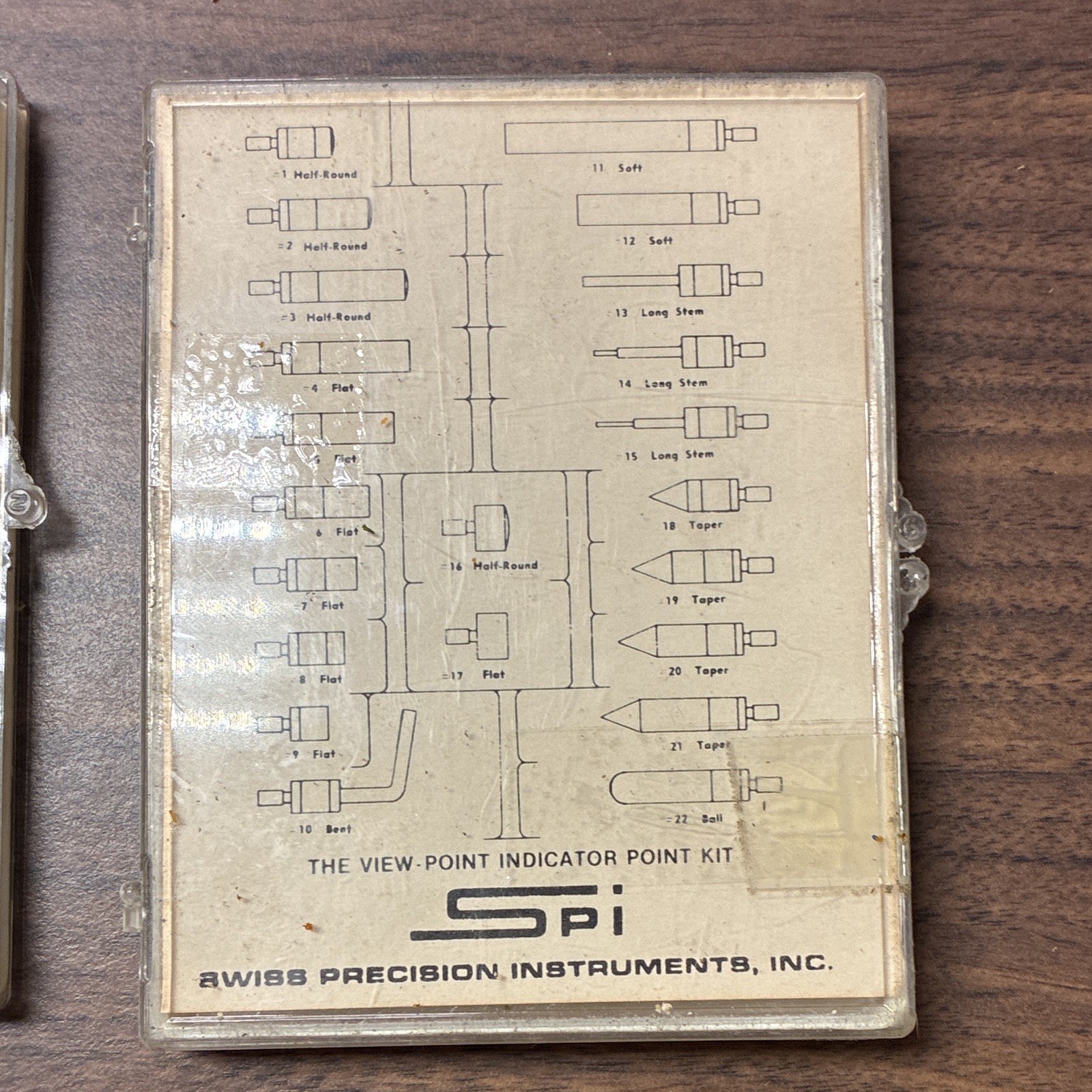 SPI View-Point Indicator Contact Points/Tips Kit Assorted Points Set in Case