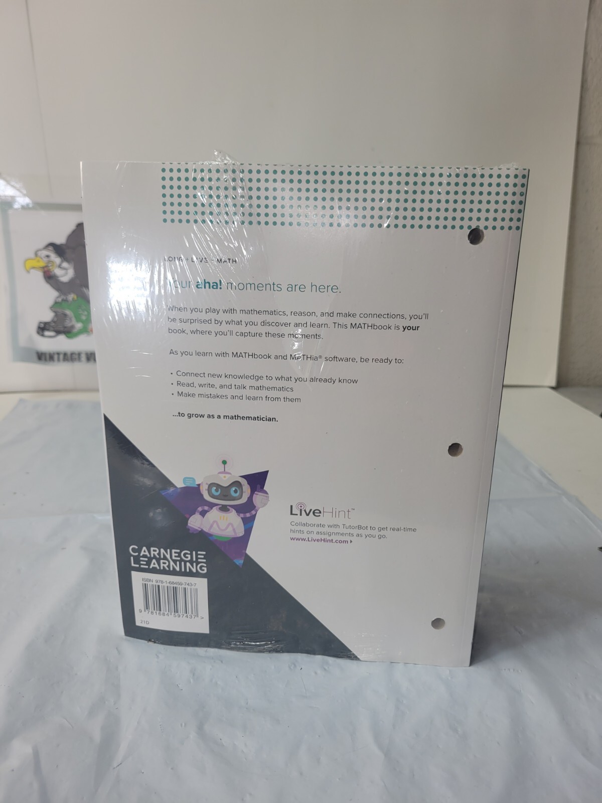 High School Math Solution MATHbook: Algebra 1 Student Edition Vol 1&2 4th Ed!