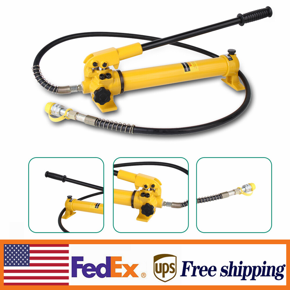 2 Speed Hydraulic Hand Pump CP-700 Hydraulic Manual Pump 10000 PSI 10&4 Ton