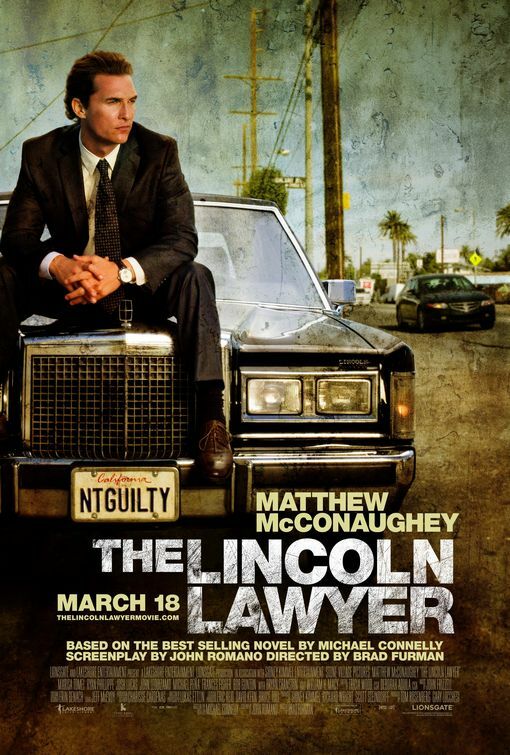 THE LINCOLN LAWYER 13.5x20 PROMO MOVIE POSTER