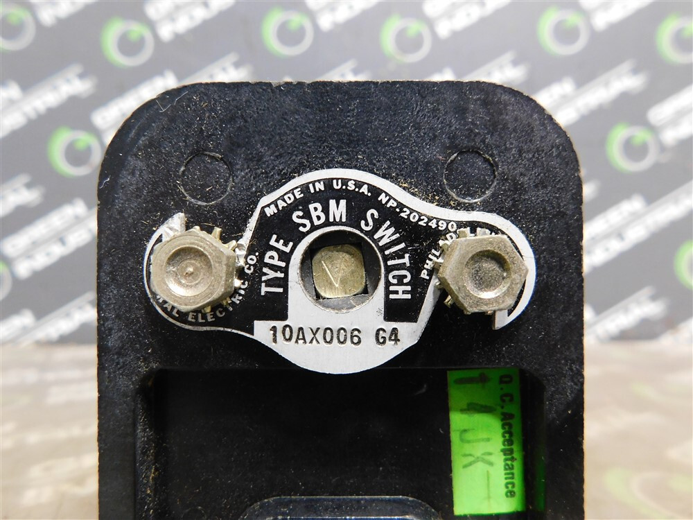 NEW General Electric 10AX006 G4 Switch Type SBM