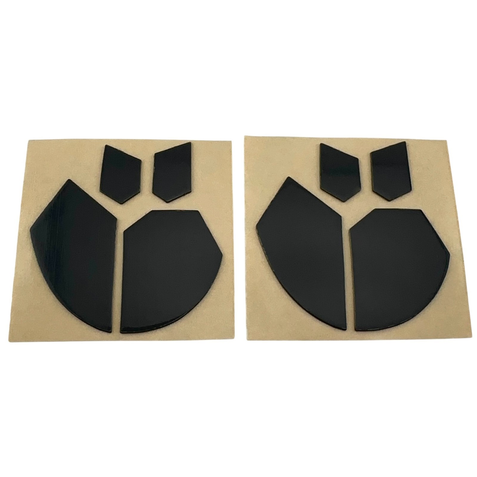 2 Sets - PTFE Black Mouse Feet Skates for Corsair Glaive RGB Pro Gaming Mouse
