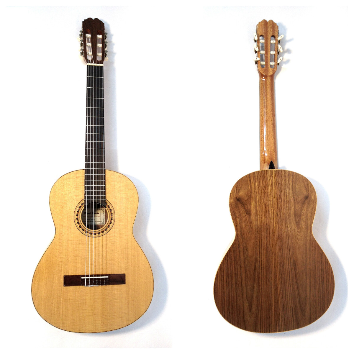 Miguel Rosales Model 10 Solid Spruce Top Classical Guitar + Lockable Hard Case