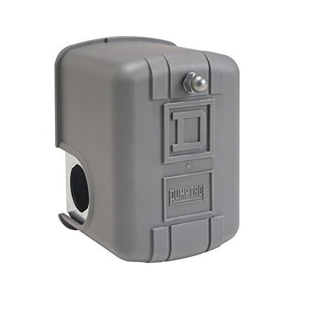 Square D 1 Port 1/4 in MNPT DPST 40 to 150 psi Pressure Switch 9013FHG19J52