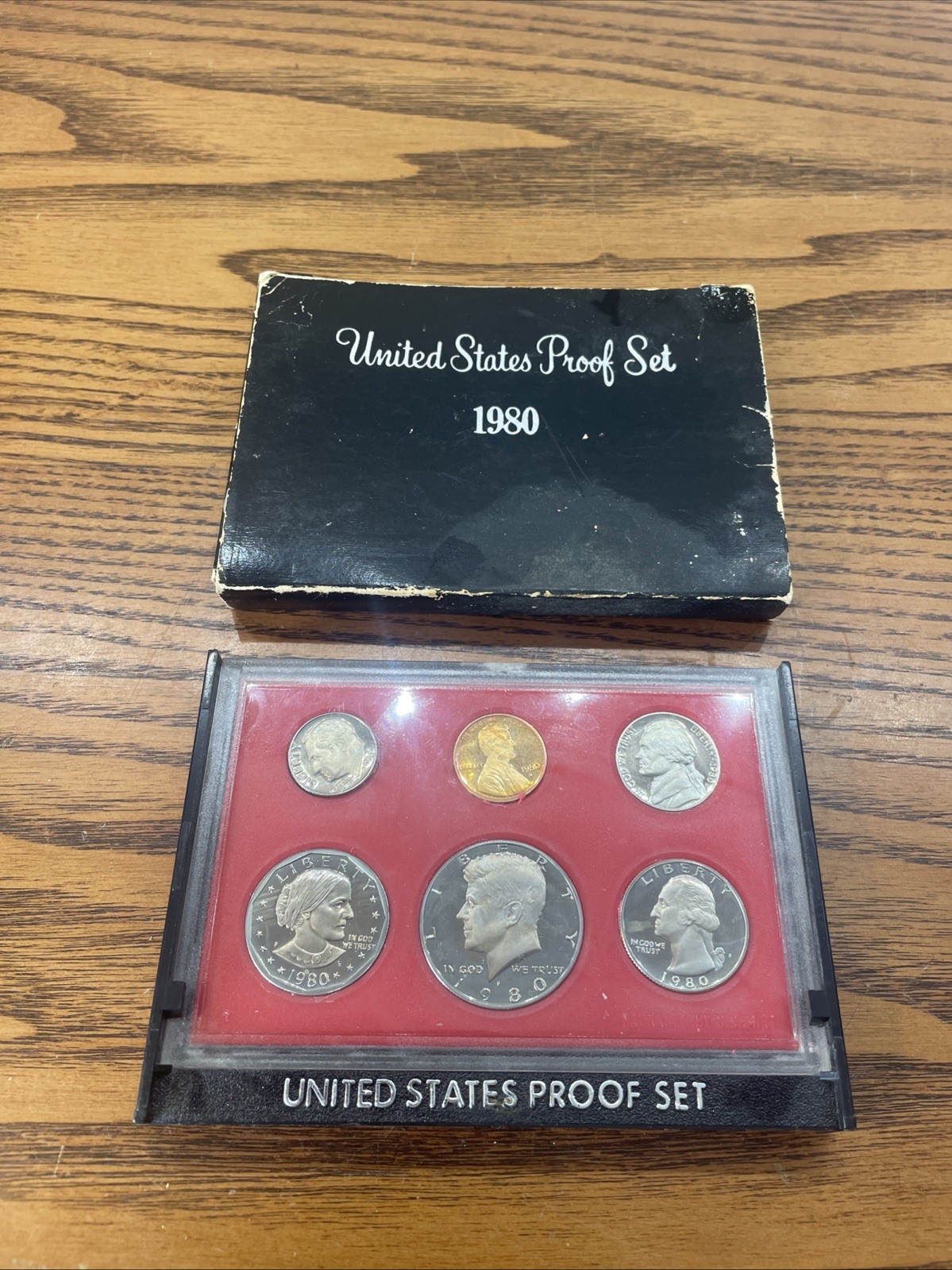 1980-S US Mint Proof Set 6 Coin Set OGP Original Government Packaging