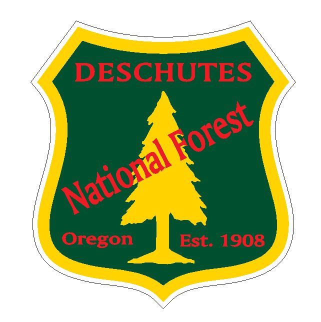 Deschutes National Forest Sticker R3227 Oregon YOU CHOOSE SIZE