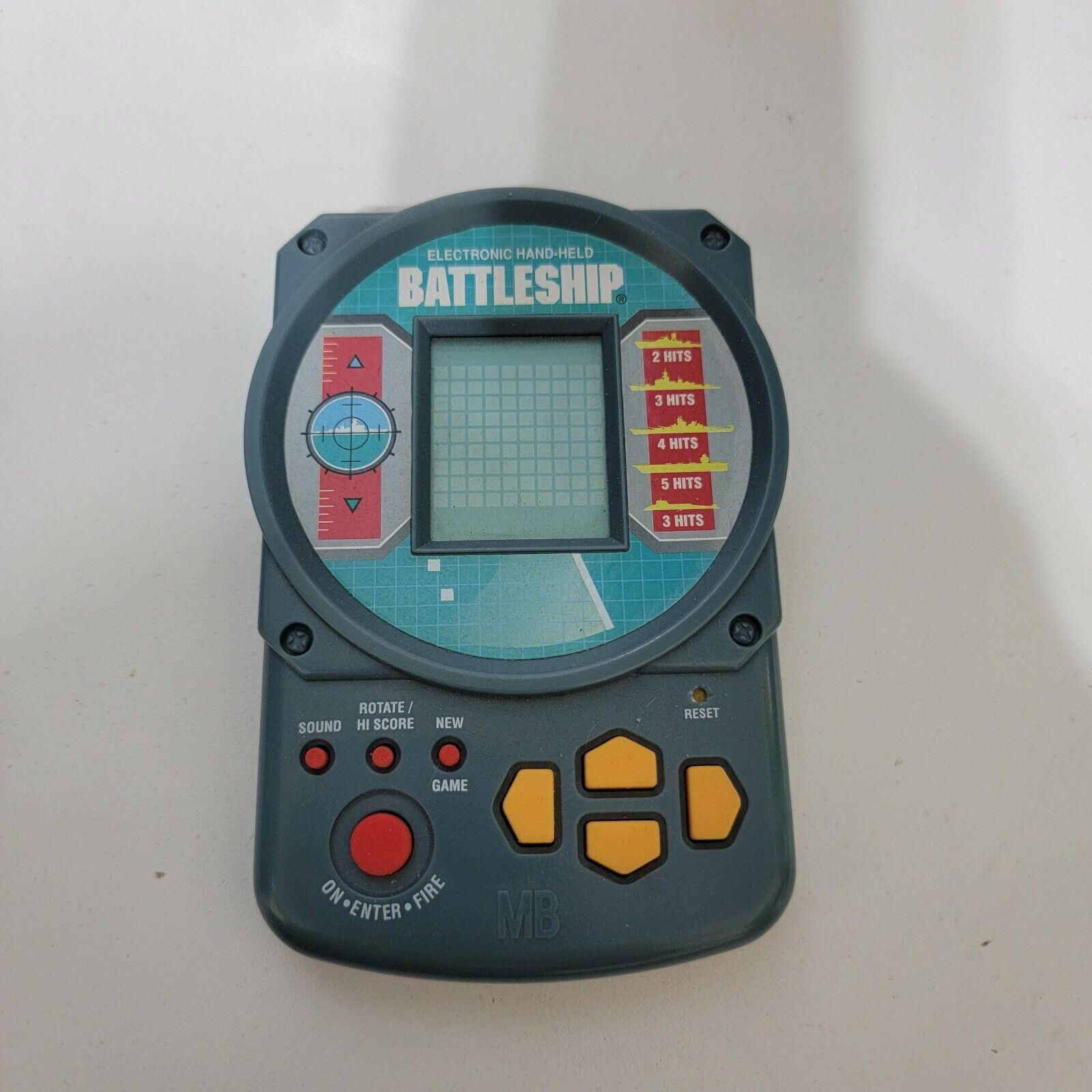 Handheld Battleship Game HASBRO 2002 Electronic - Tested - Works Box 2