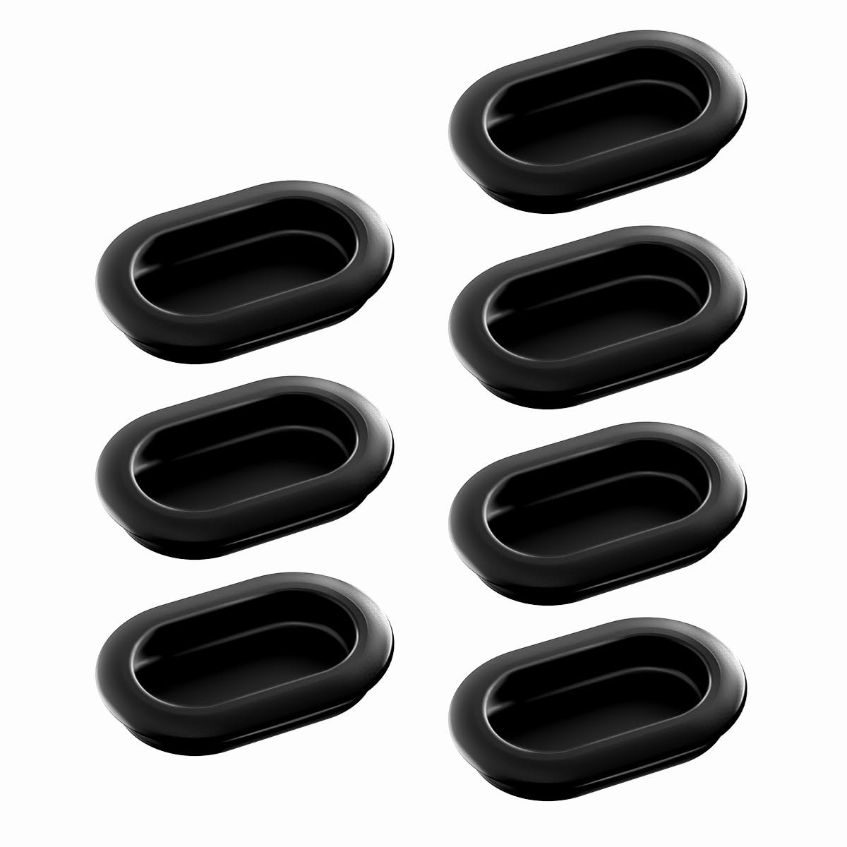 Truck Bed Plug Drain Body Kit Rubber Oval Black 7PC For Silverado Sierra 2014 20