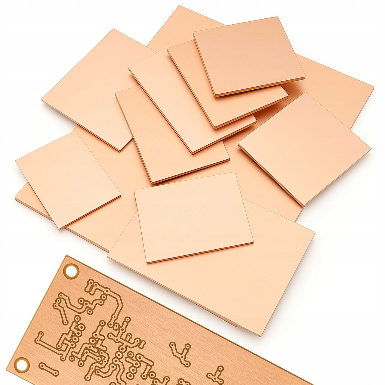 PCB FR4 1mm 20x30cm - Double Sided | Copper | DIY & Professional PCB