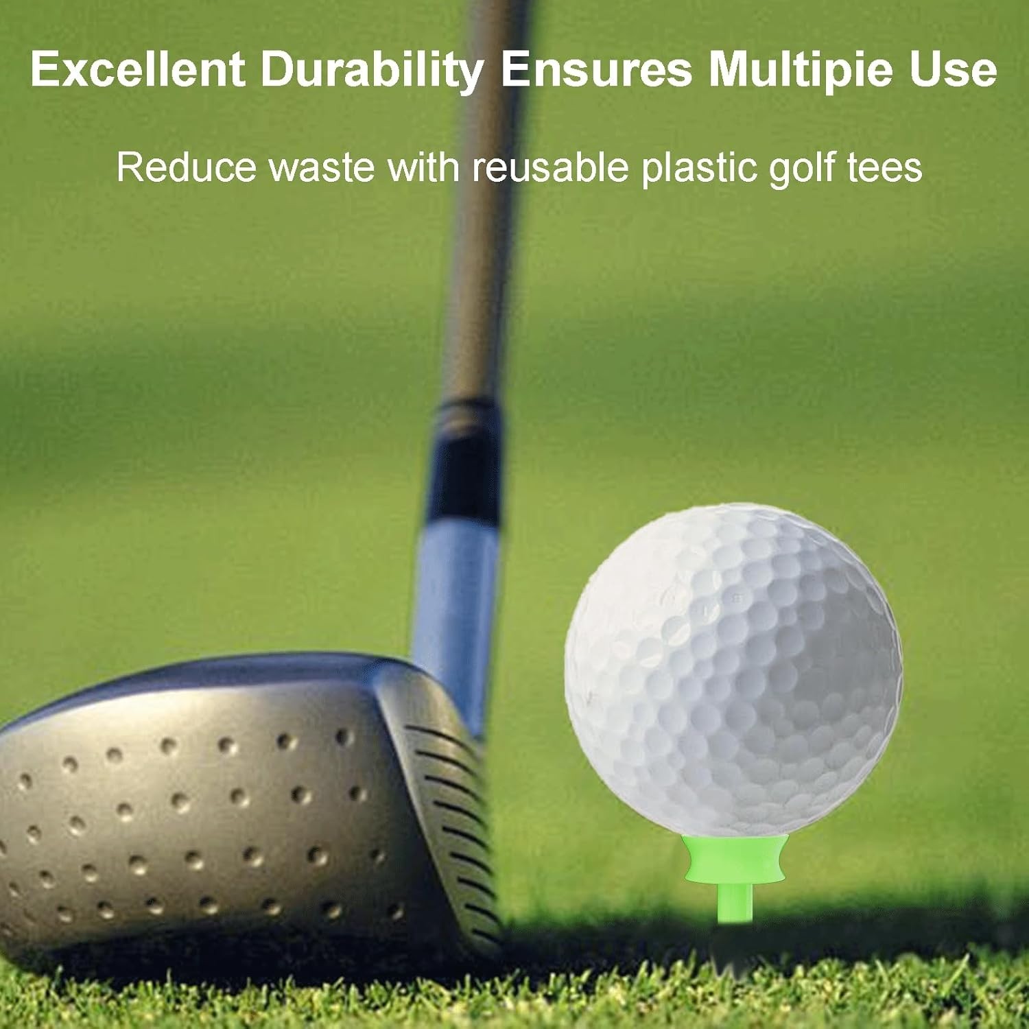 100 Pack 0.82" Golf Tees, Enhanced Durability & Stability, Engineered to Mini...