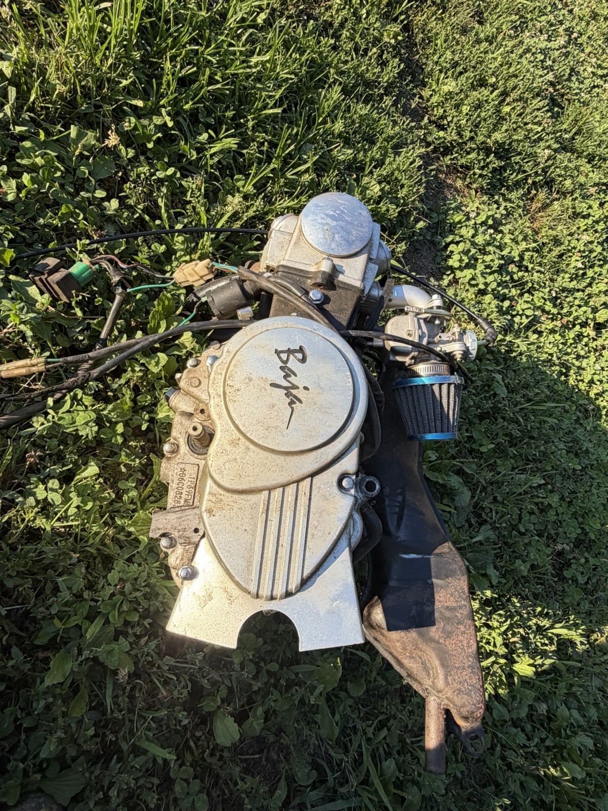 Baja 50cc 4-Stroke Engine Motor RUNS GOOD Missing Shaft