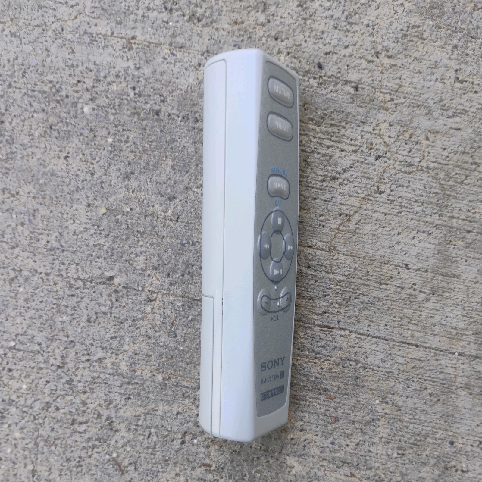 Sony RM-CD543A Kitchen CD Radio Remote