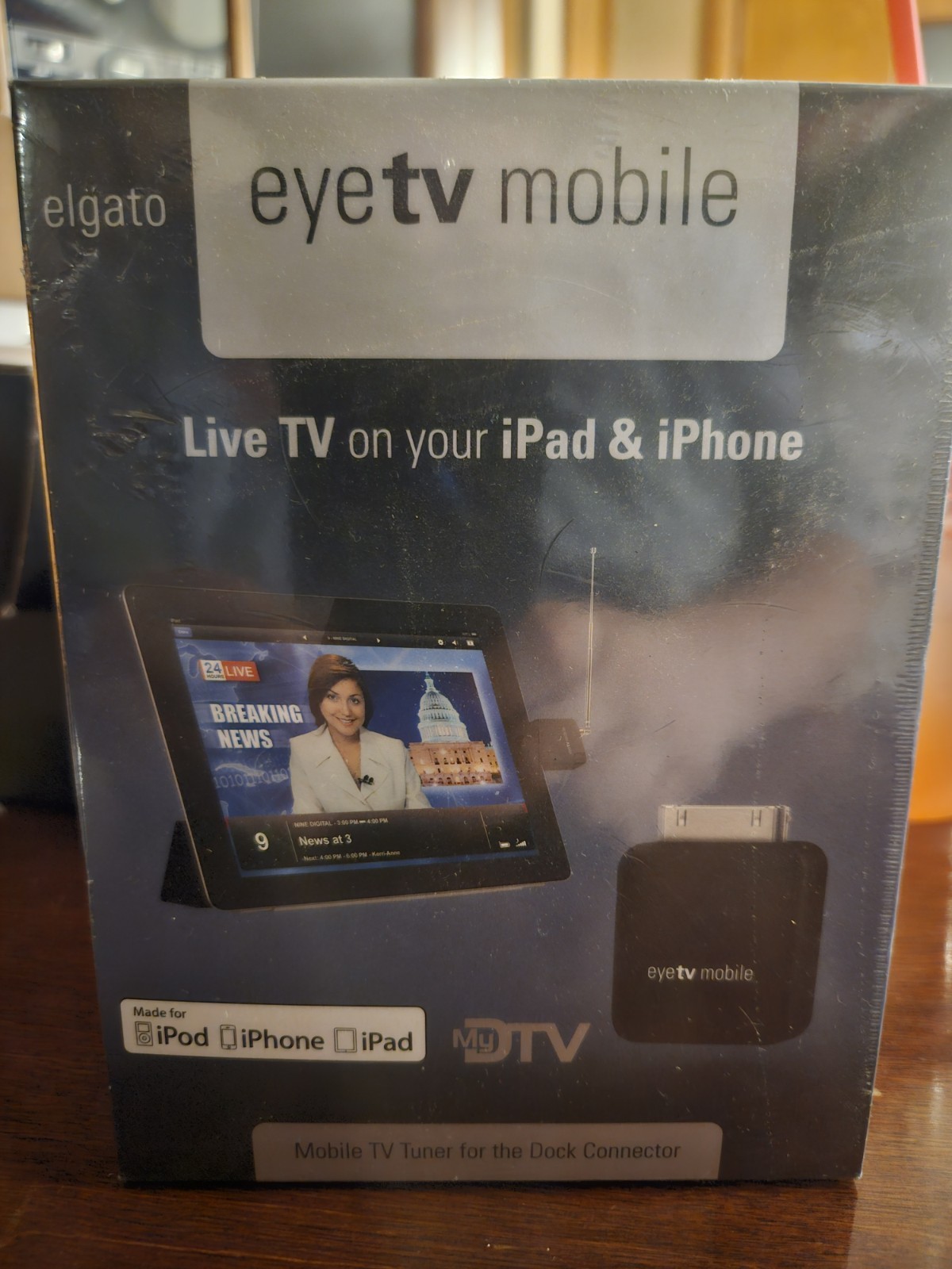 Elgato EyeTV Mobile - Mobile Tv Tuner For The Doc Connector - Sealed!