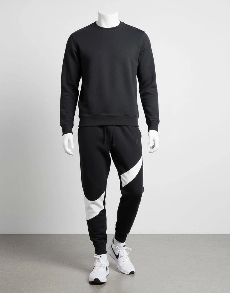Nike Sportswear Swoosh Tech Fleece  - Color BLACK -  SIZE Small