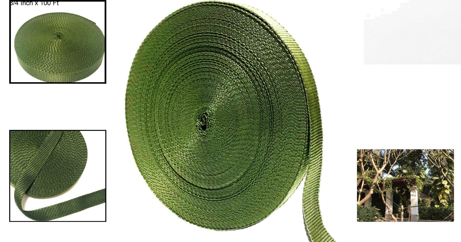 Versatile 100FT Tree Rope with 1,850 lb Strength - Perfect for All Tree Needs